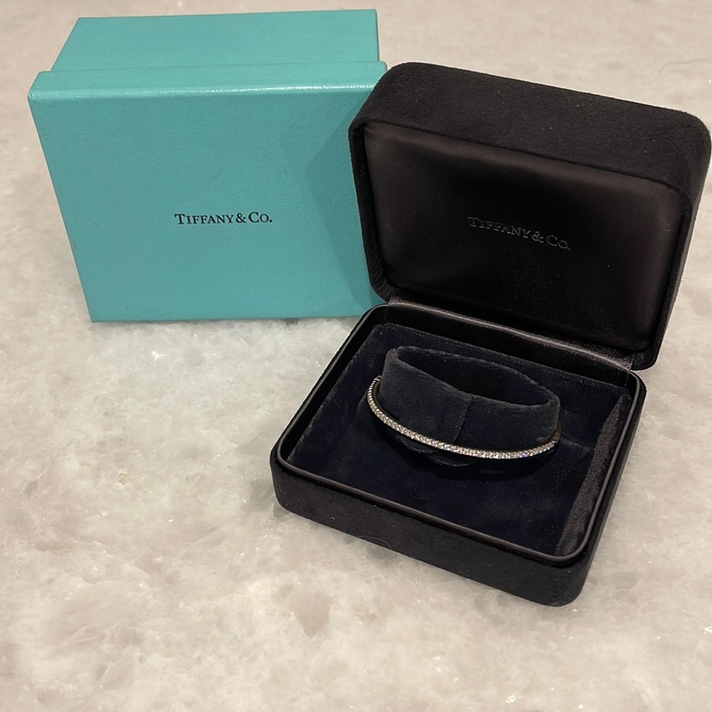 Tiffany Metro Collection Diamond Hinge Bracelet